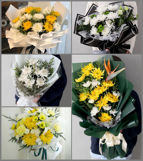 贵州毕节市织金县黑土镇白事花束代送